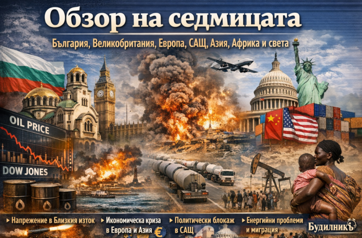 Обзор на седмицата: водещите новини от България, Великобритания, Европа, САЩ, Близкия изток, Азия, Африка и света