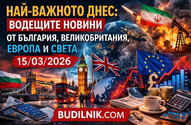 Най-важното днес: Водещите новини от България, Великобритания, Европа и света – 15/03/2026