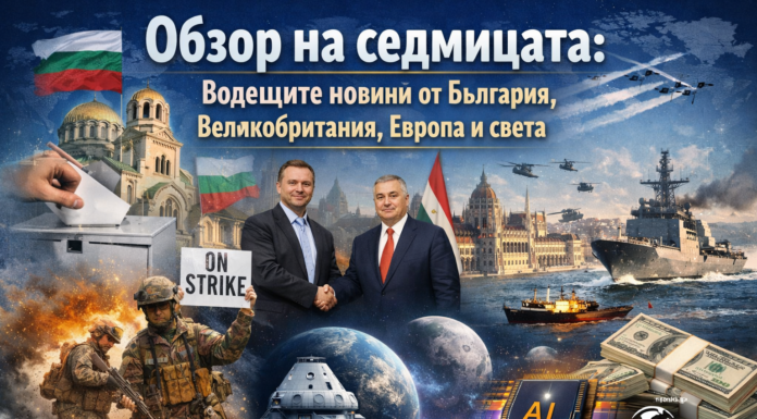 Обзор на седмицата: водещите новини от България, Великобритания, Европа и света