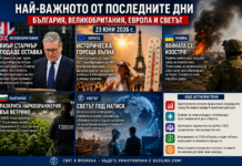 Най-важното от последните дни: България, Великобритания, Европа и Светът