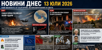Светът и България днес, 13 юли 2026 г.: нови удари между САЩ и Иран, жеги и пожари във Великобритания, трагедия в Банкок