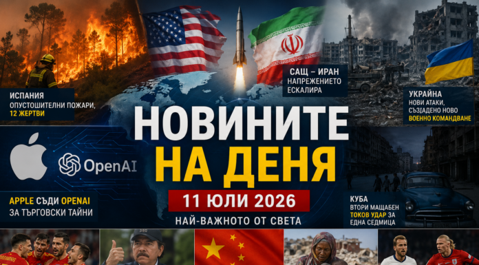 🌍 Новините на деня – 11 юли 2026 г.