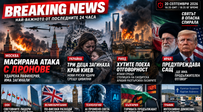 🔴 BREAKING NEWS: МАСИРАНА АТАКА СРЕЩУ МОСКВА, ДЕЦА ЗАГИНАХА КРАЙ КИЕВ, ИРАН ПРЕДУПРЕЖДАВА ЗА НОВА ЕСКАЛАЦИЯ – УДАРИТЕ ПО РИЯД РАЗТЪРСИХА ПАЗАРИТЕ