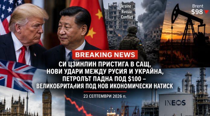 🔴 BREAKING NEWS: СИ ЦЗИНПИН ПРИСТИГА В САЩ, НОВИ УДАРИ МЕЖДУ РУСИЯ И УКРАЙНА, ПЕТРОЛЪТ ПАДНА ПОД $100 – ВЕЛИКОБРИТАНИЯ ПОД НОВ ИКОНОМИЧЕСКИ НАТИСК