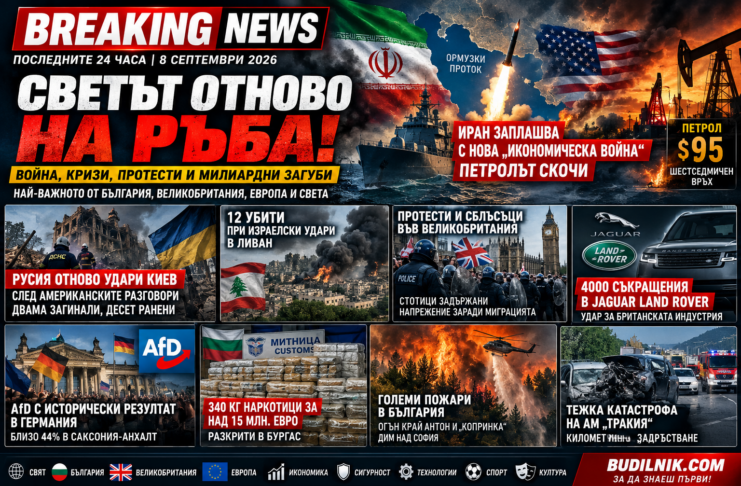 🔴 BREAKING NEWS: ИРАН ЗАПЛАШВА С НОВА „ИКОНОМИЧЕСКА ВОЙНА“, РУСИЯ ОТНОВО УДАРИ КИЕВ, А ВЕЛИКОБРИТАНИЯ Е РАЗТЪРСЕНА ОТ ПРОТЕСТИ И ХИЛЯДИ СЪКРАЩЕНИЯ